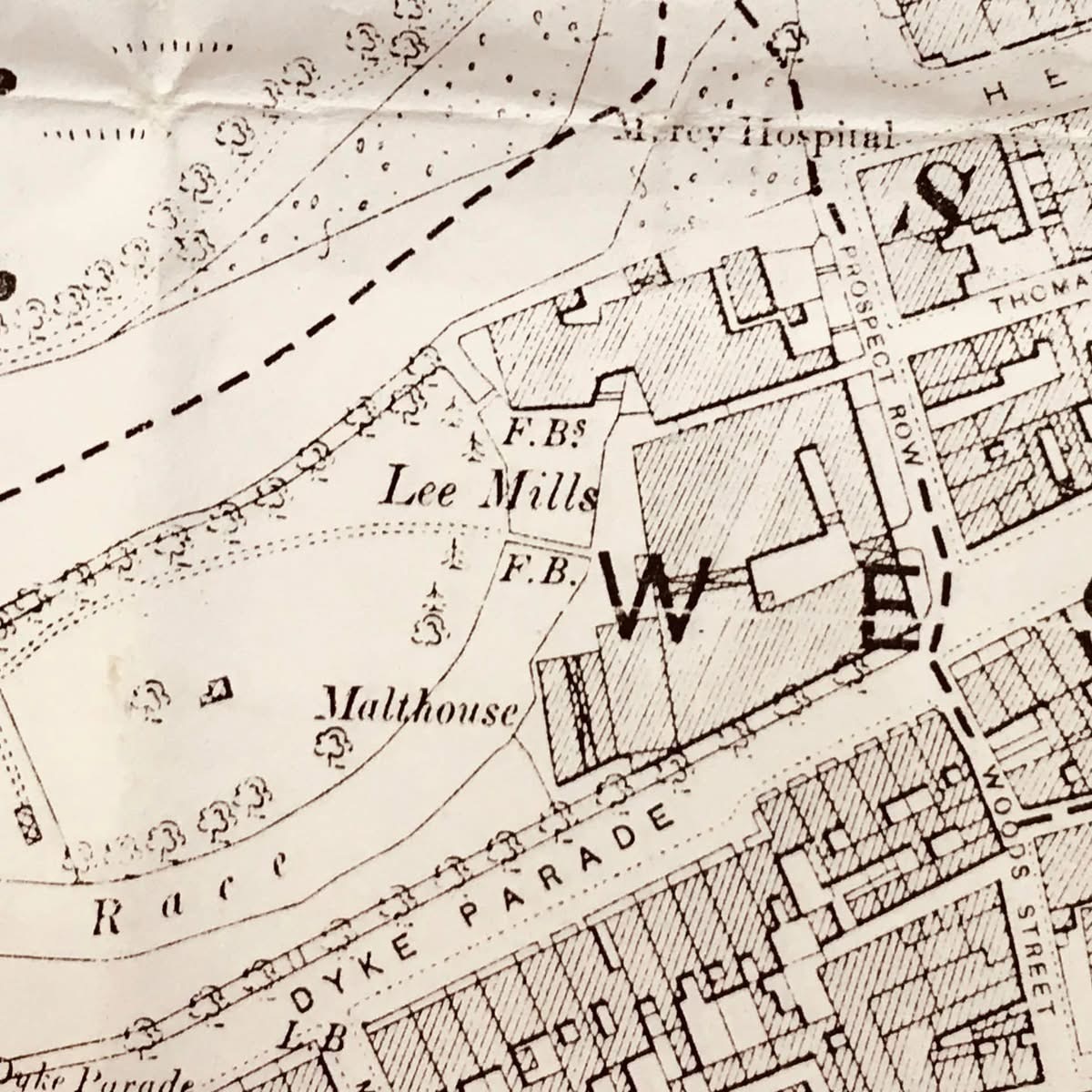 Map of Lee Maltings complex circa 1900. Source: Cork City College